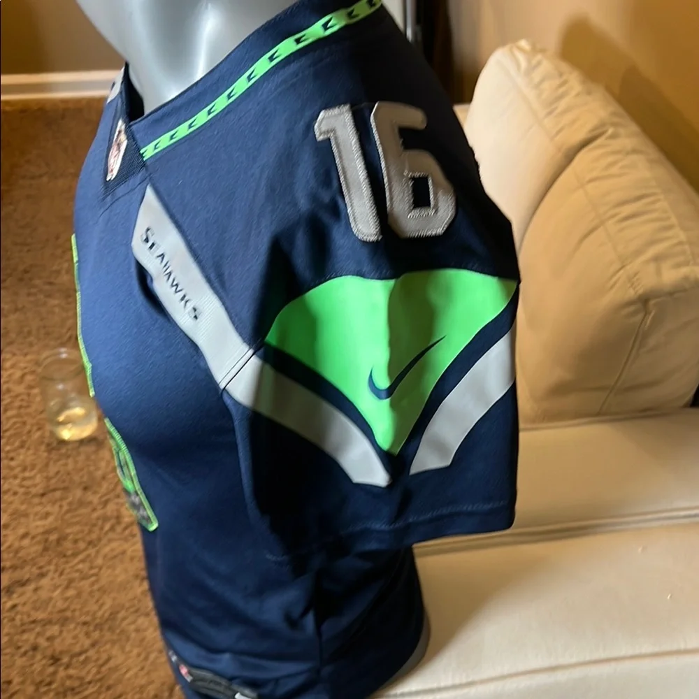 Nike NFL green and blue Seahawks Jersey Size Youth Large - Picture 4 of 13